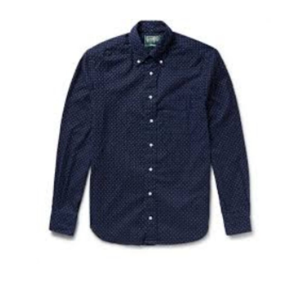 Vintage Gitman Bros Button Down Collar Polka Dot … - image 1